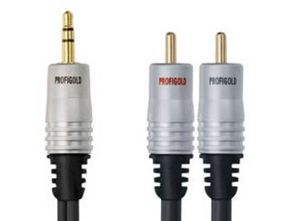  : PGA 3403 PROFIGOLD Audio Interconnect -   3.5 - 2 RCA M 3.0m