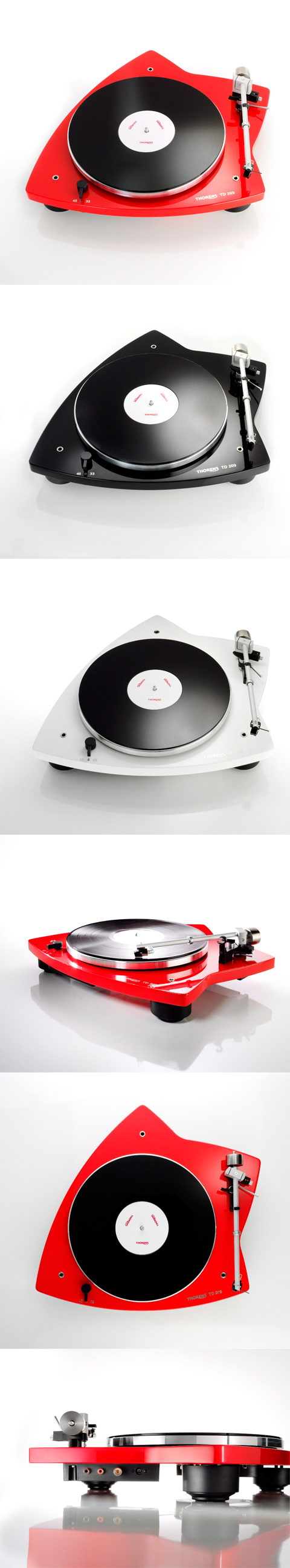  : Thorens TD 209 (Made in Germany) High gloss Red