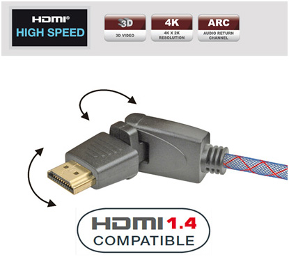  HDMI:    : Real Cable  HD-E-360 High Speed with Ethernet  2M00