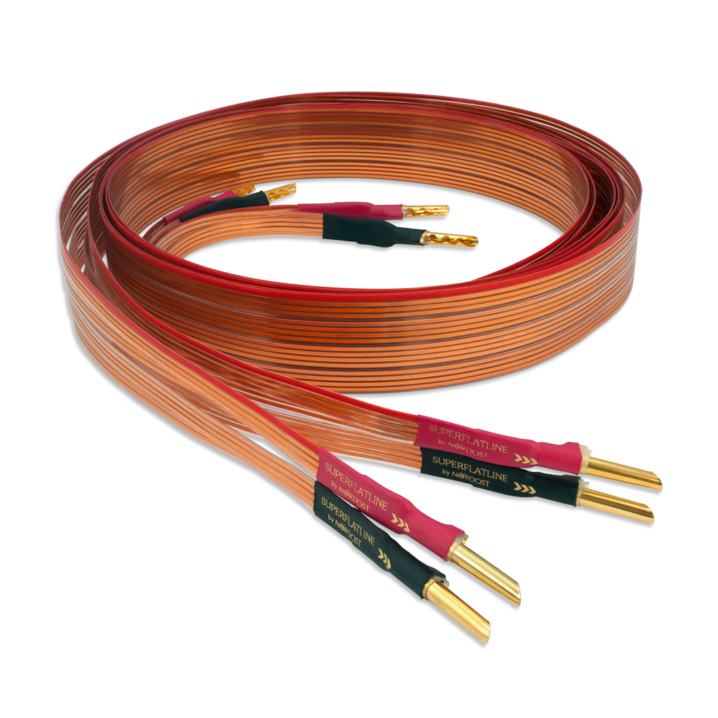 : Nordost Super Flatline ,2x2,5m is terminated with low-mass Z plugs
