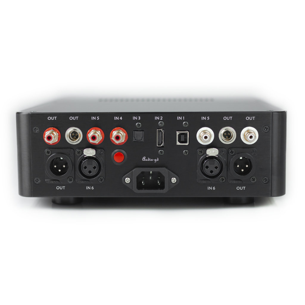   4  DAC  (All In One ) Audio-GD D-28.38 (Accusilicon*1,Crystek*2 version) Black