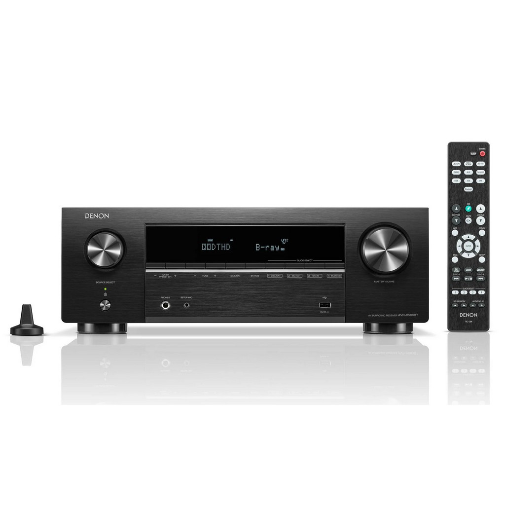   4  AV : Denon AVR-X580BT (5.2 h) Black