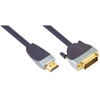 Кабель HDMI:BANDRIDGE SVL1100 BE PRE (HDMI- DVI) 1080p HD compatible 0.5M