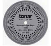 Стробоскопический диск: Tonar 10cm Aluminium Stroboscopic Disc, art.5468